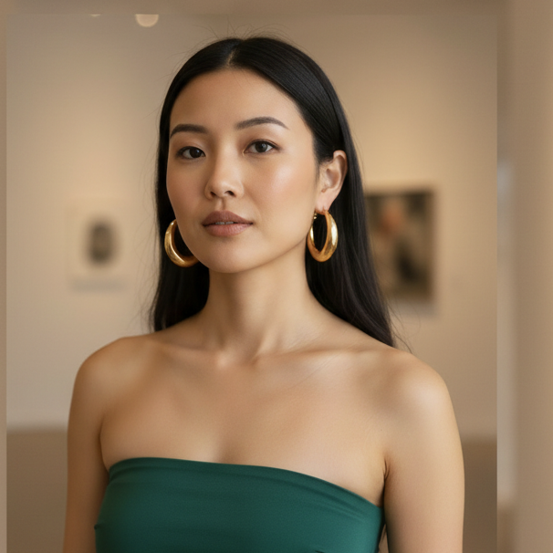 Aurelia Statement Hoops