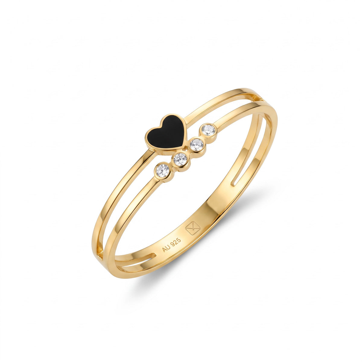Noir Fleur Double Band