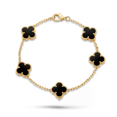 Noir Clover Bracelet