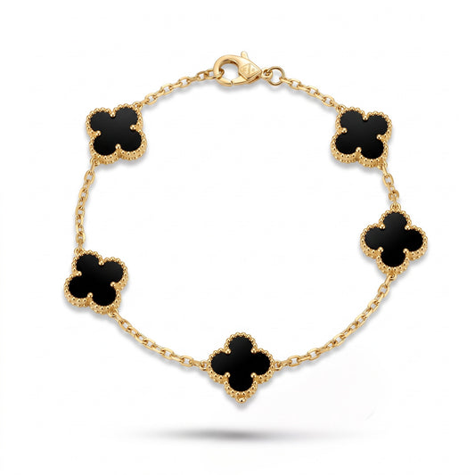Noir Clover Bracelet