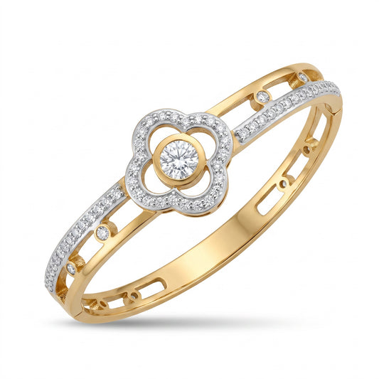 Celeste Floral Halo Bracelet