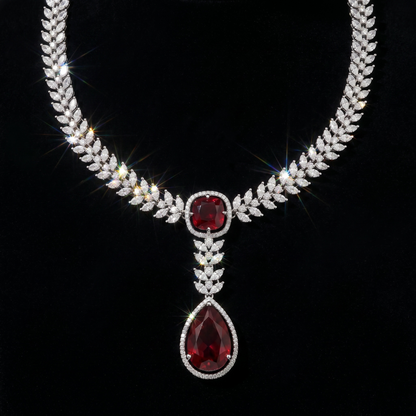 Burgundy Royale Jewelry Set