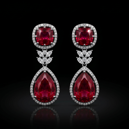 Burgundy Royale Jewelry Set