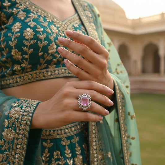 Rosé Royale Statement Ring