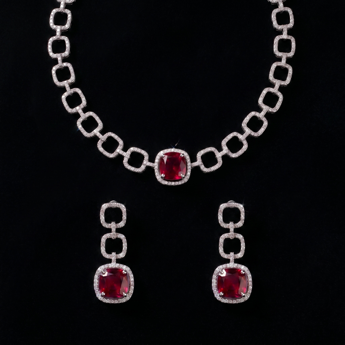 Ruby Royale Jewelry Set