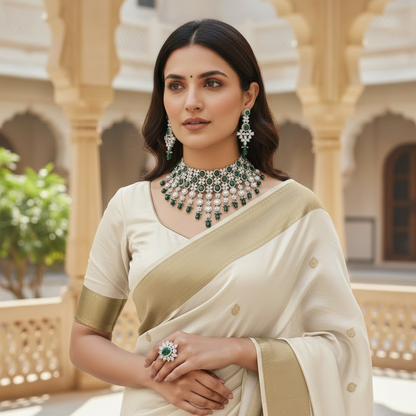 Emerald Maharani Set