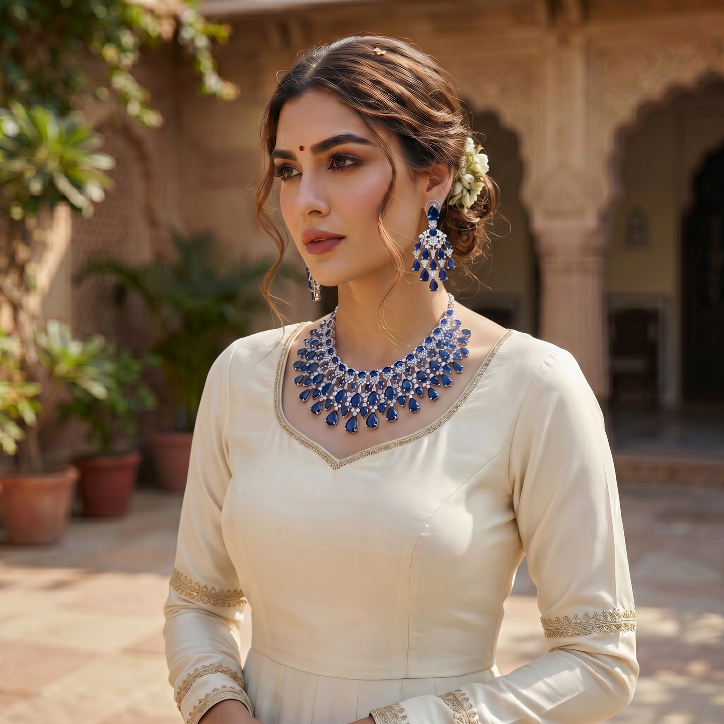 Sapphire Royale Jewelry Set