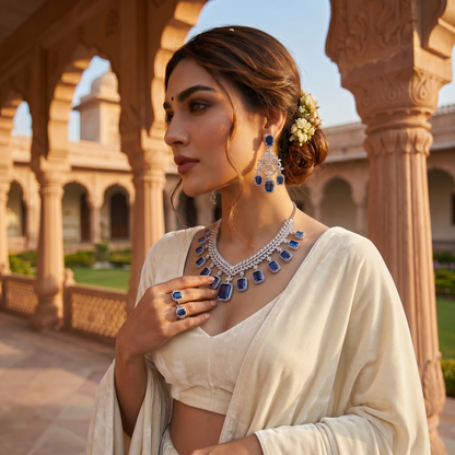 Blue Radiance Jewelry Set
