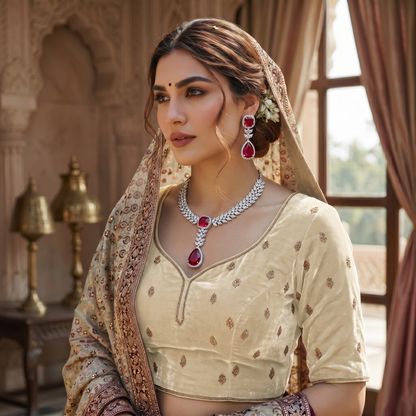 Burgundy Royale Jewelry Set