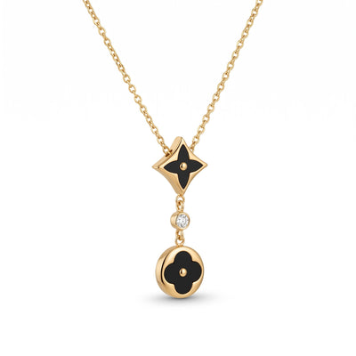 Noir Clover Necklace