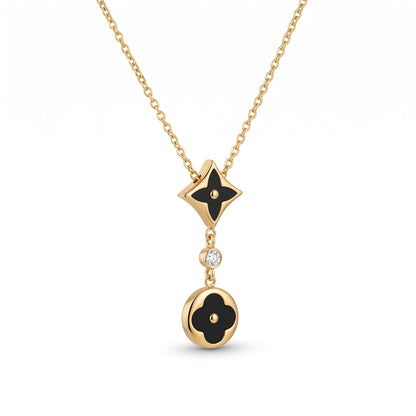 Noir Clover Necklace