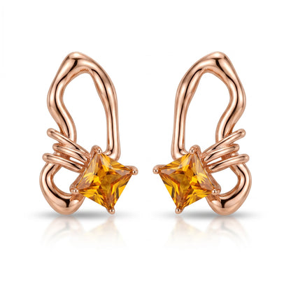Amber Flutter Earrings