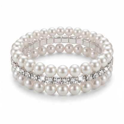 Trinity Pearl Bracelet