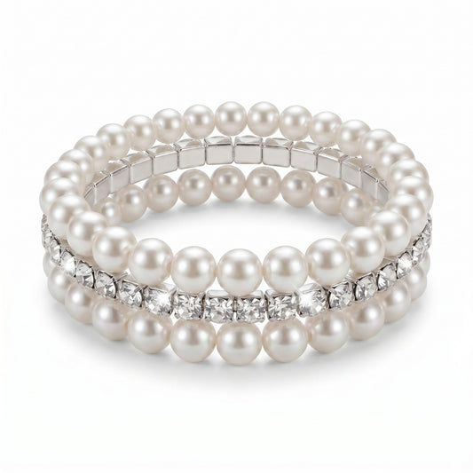 Trinity Pearl Bracelet