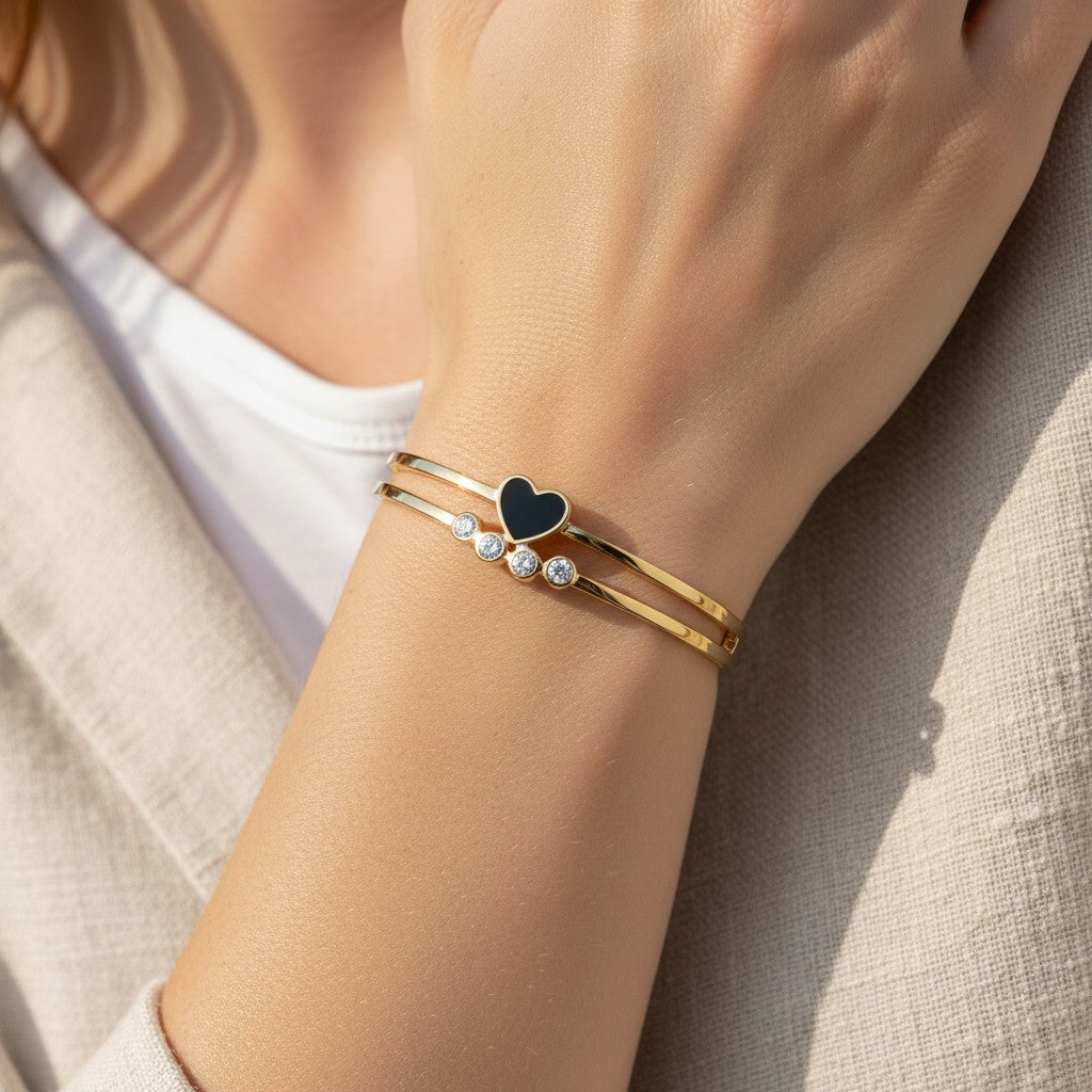 Noir Fleur Double Band