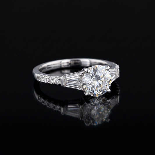 Solara Crystal Solitaire Ring