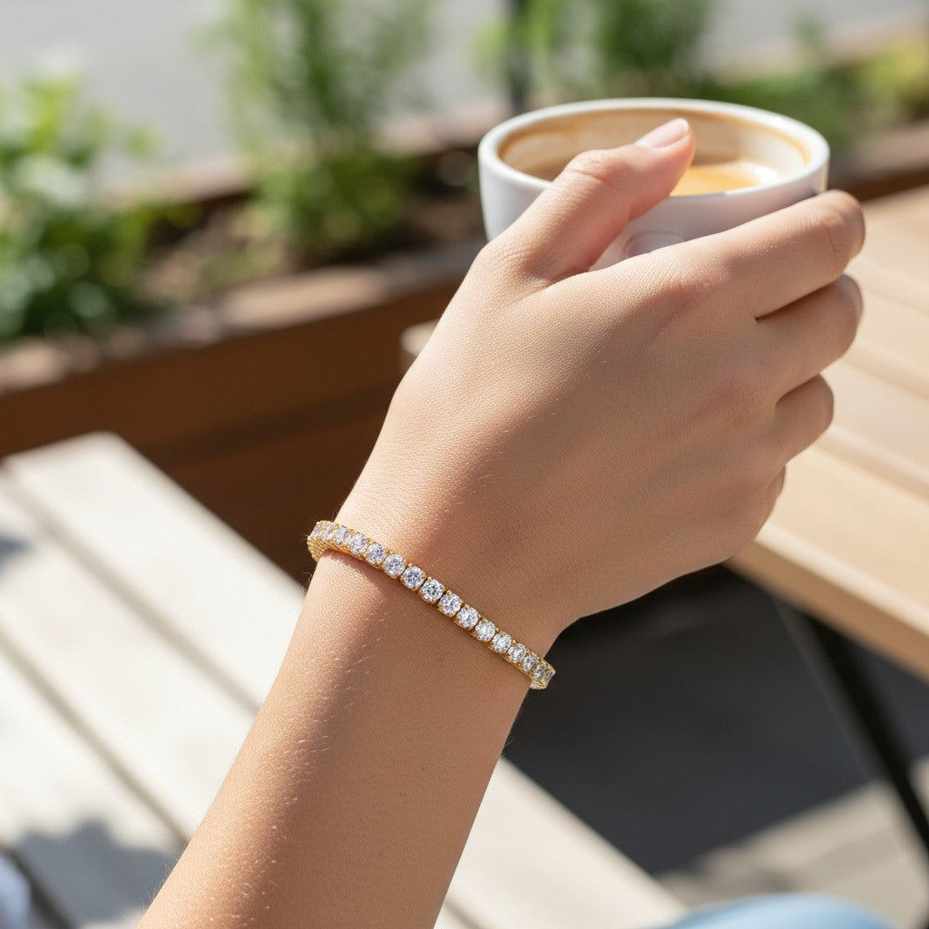 Aurelia Crystal Tennis Bracelet