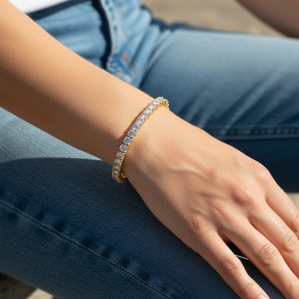 Aurelia Crystal Tennis Bracelet